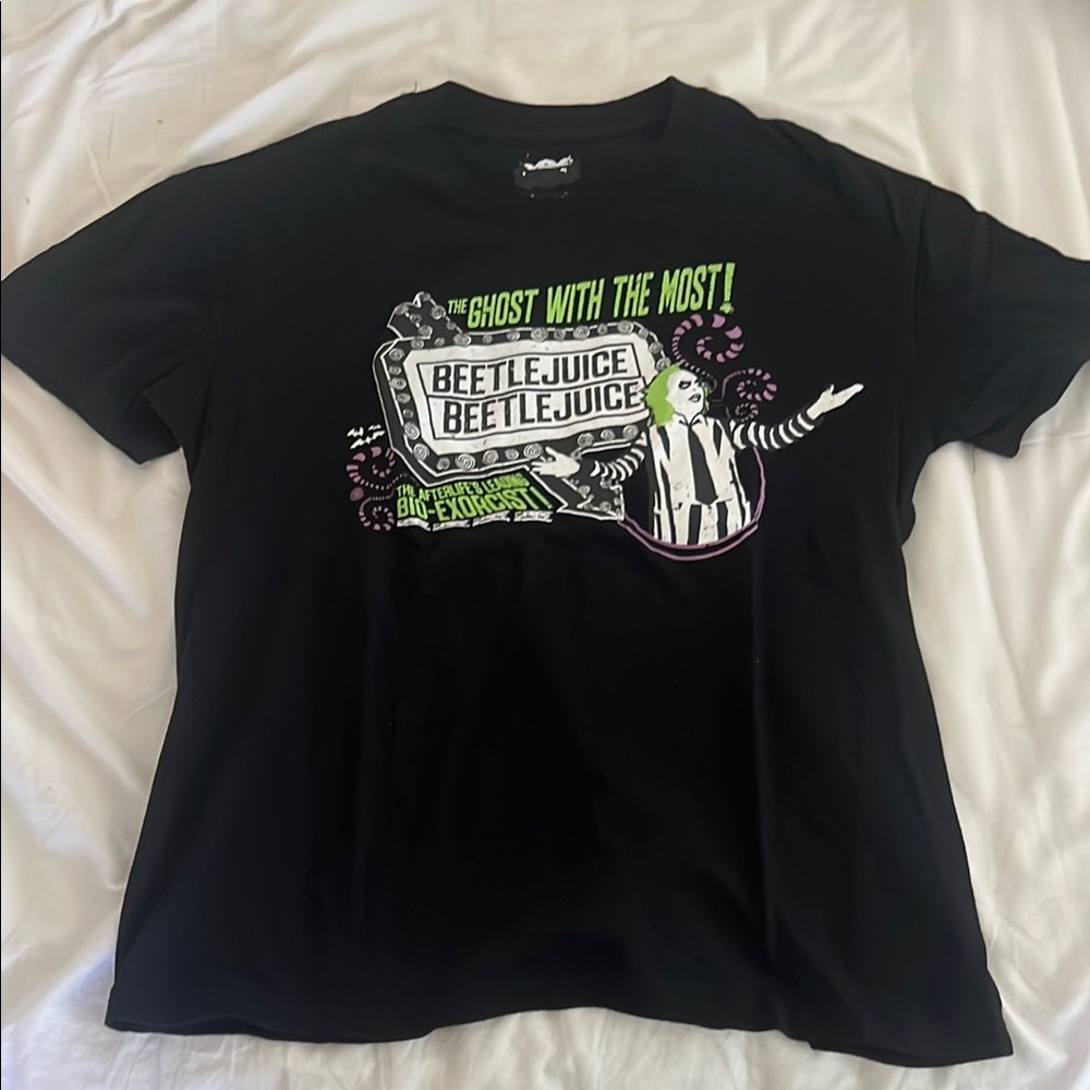 Beetlejuice Black Graphic T-Shirt